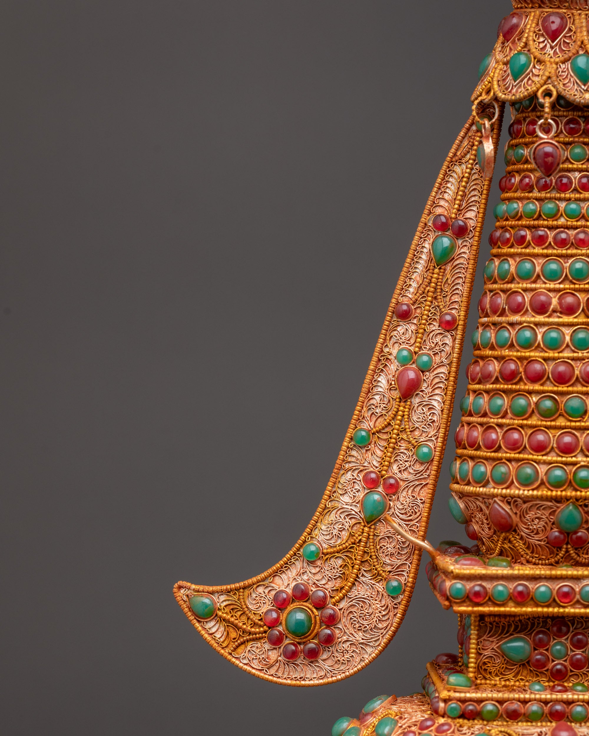 Buy Buddhist Ritual Stupa | Handcrafted Tibetan Shrine Ornament Nepal