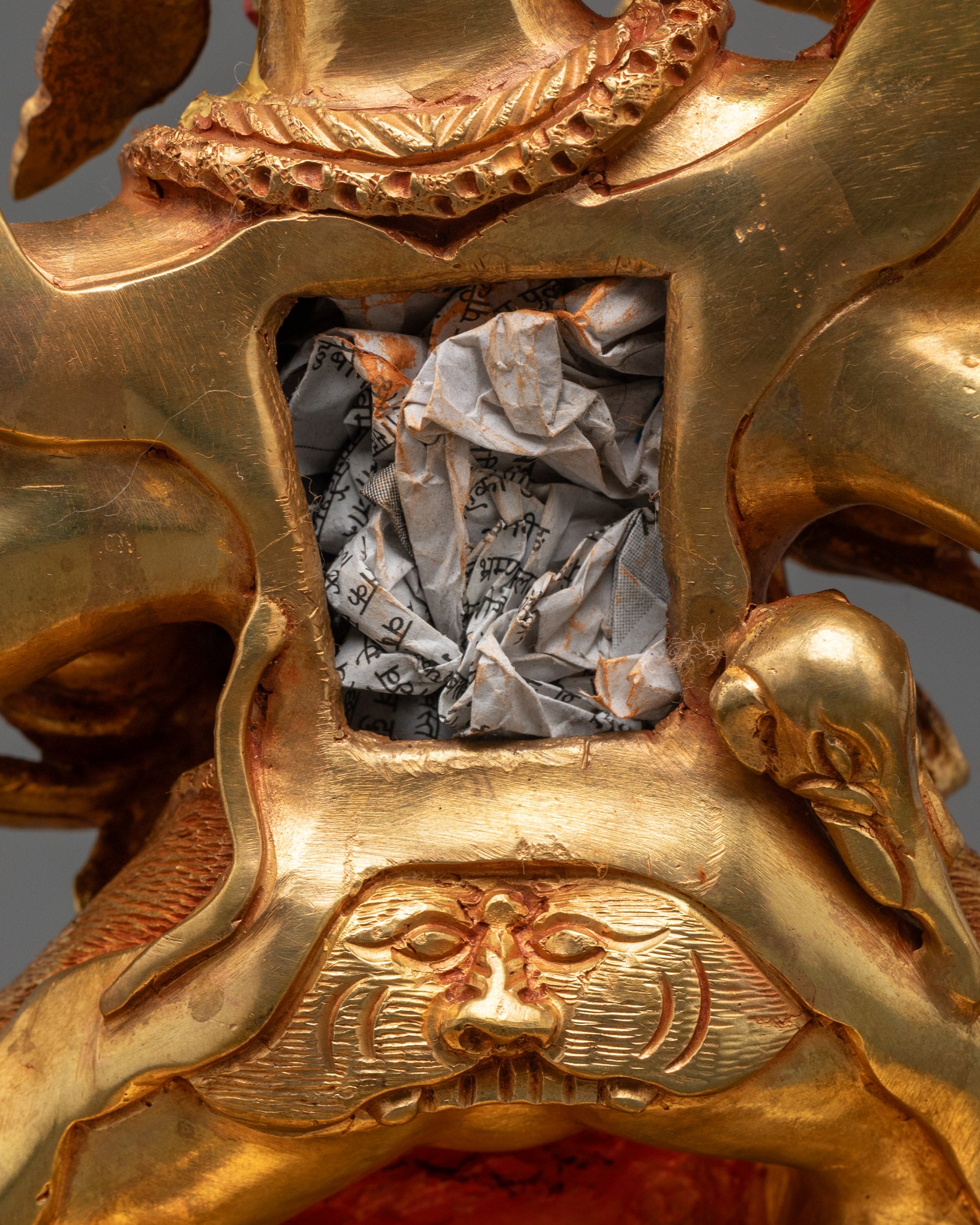 Nepalese Six-Armed Mahakala Statue | Protecting Deity for Home Altar