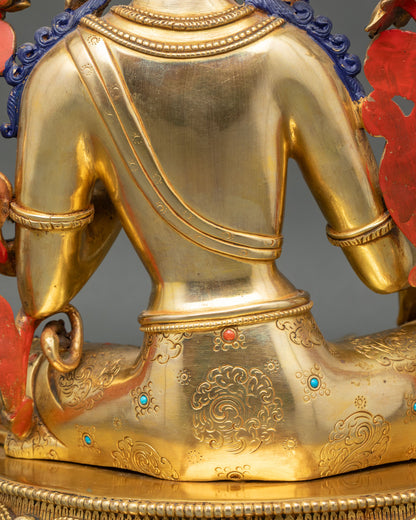 Green Tara Statue – Nepalese Spiritual Artwork