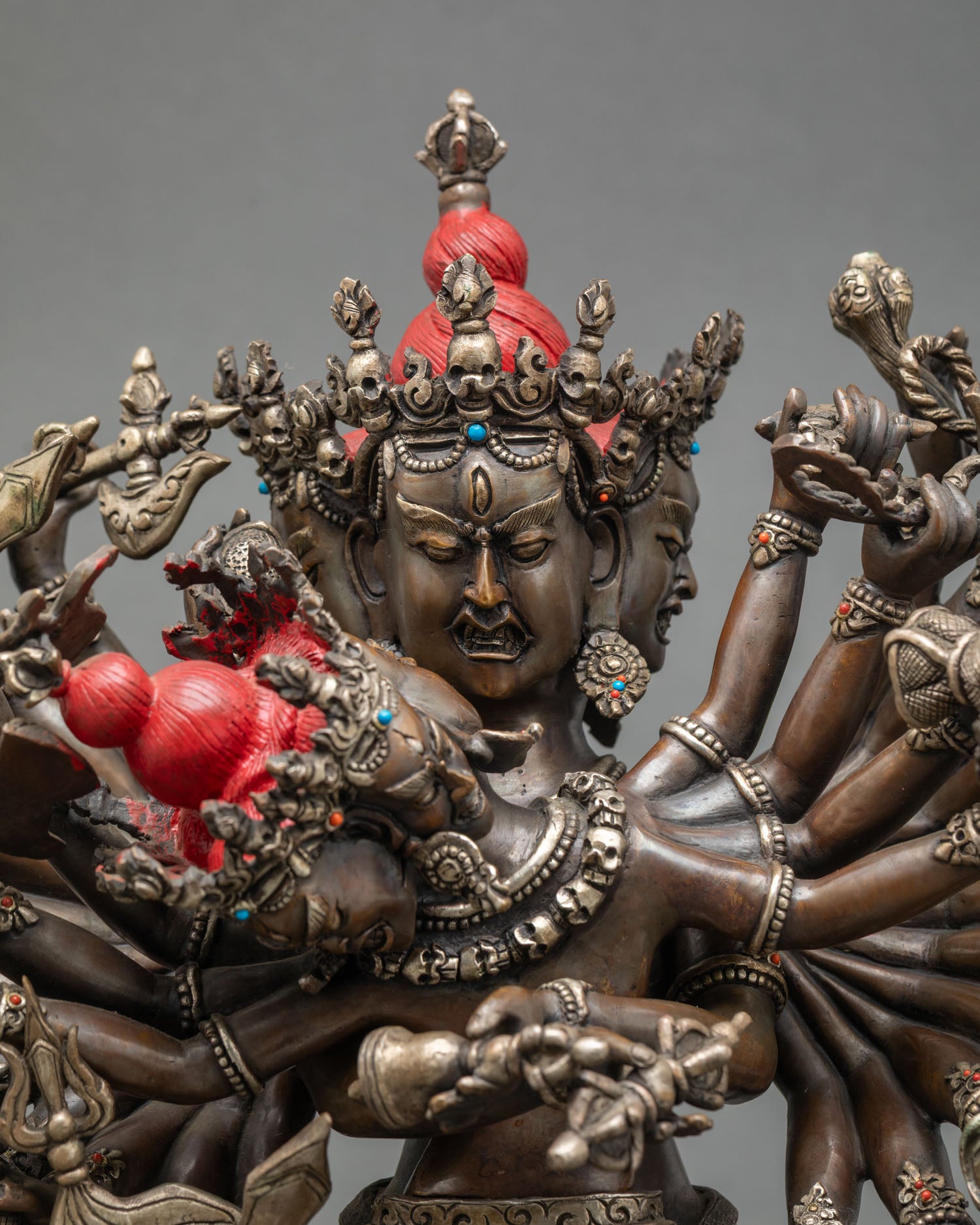 Kalachakra Statue – Handcrafted Buddhist Art from Nepal