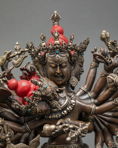 Kalachakra Statue – Handcrafted Buddhist Art from Nepal