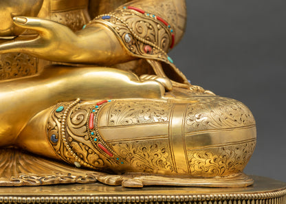 Big Shakyamuni Buddha Statue | Handicrafted Nepalese Sculptures