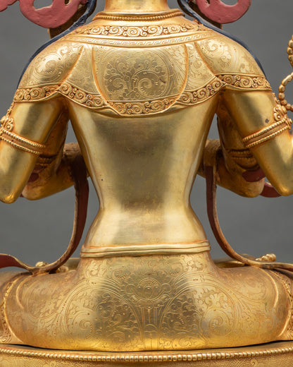 Buddhist Chenrezig Statue for Spiritual Protection