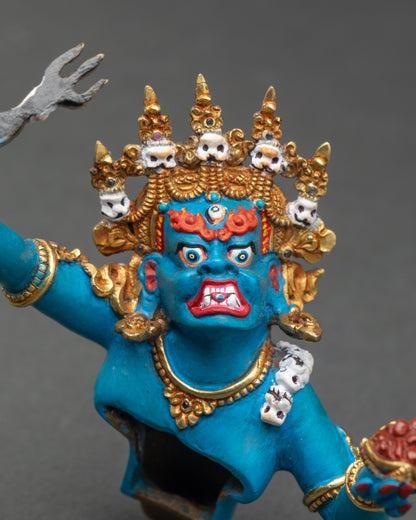 Tibetan Hayagriva Statue | Wrathful Protector of Wisdom from Nepal