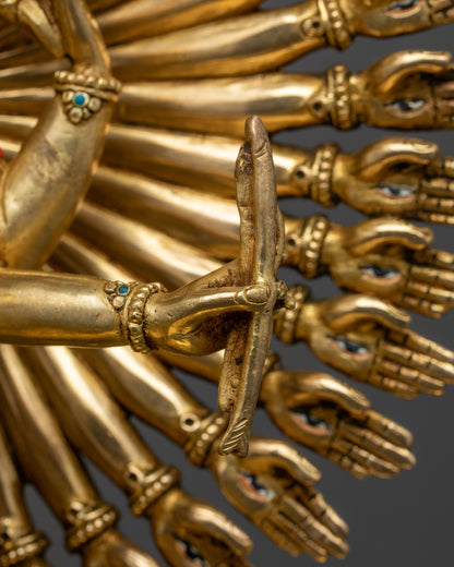 1000-Armed Chenrezig Statue | Vajrayana Bodhisattva of Compassion