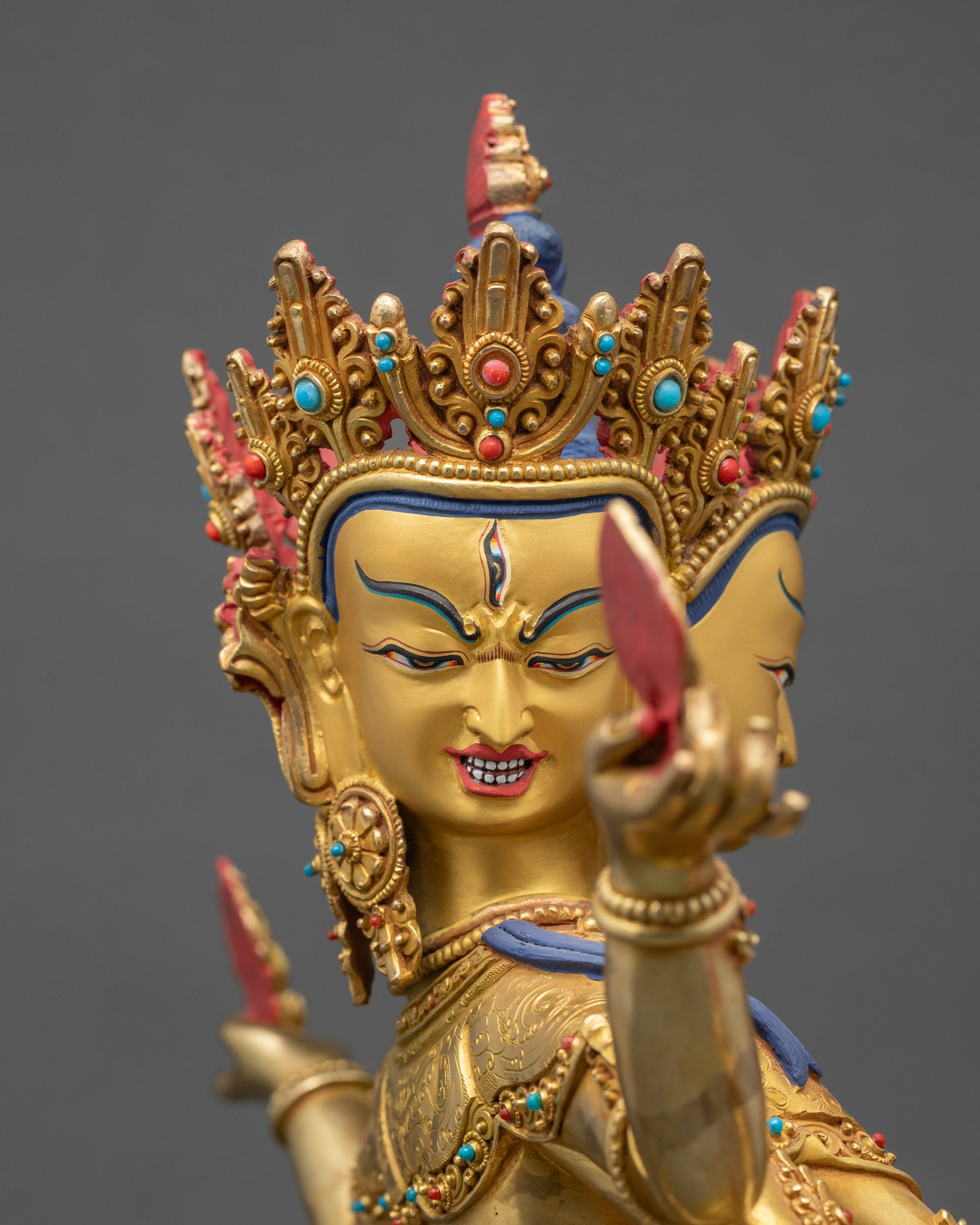 Handcrafted Guhyasamaja Statue – Tantric Deity of Wisdom and Compassion