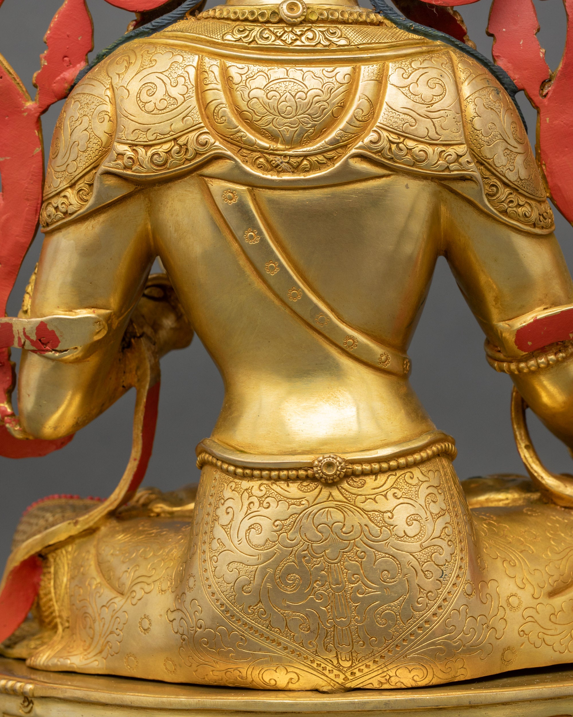 Drolma Karmo Copper Sculpture | Seven-Eyed Tara Statue from Nepal