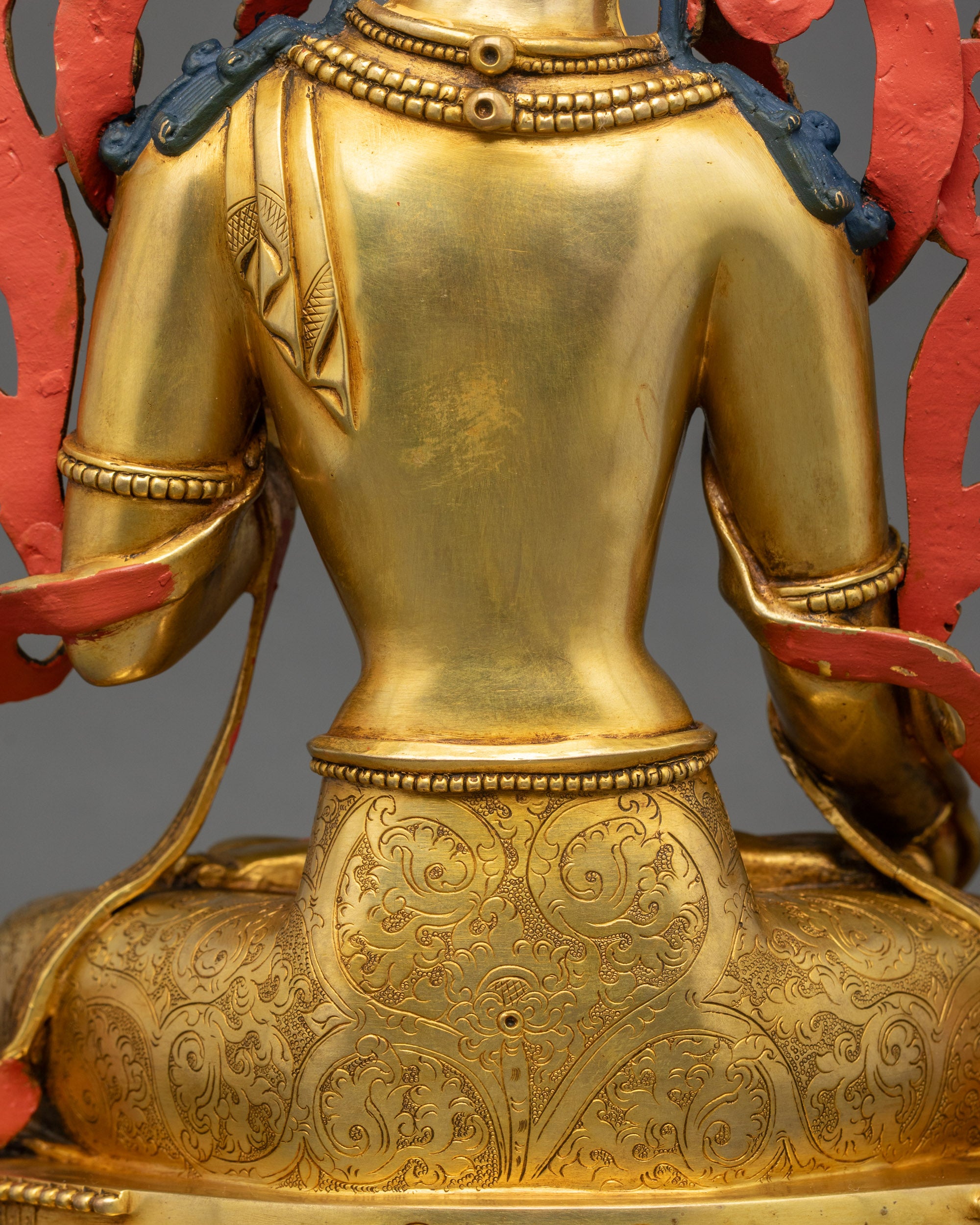 Sacred White Tara Sculpture | Timeless Tibetan Buddhist Artwork