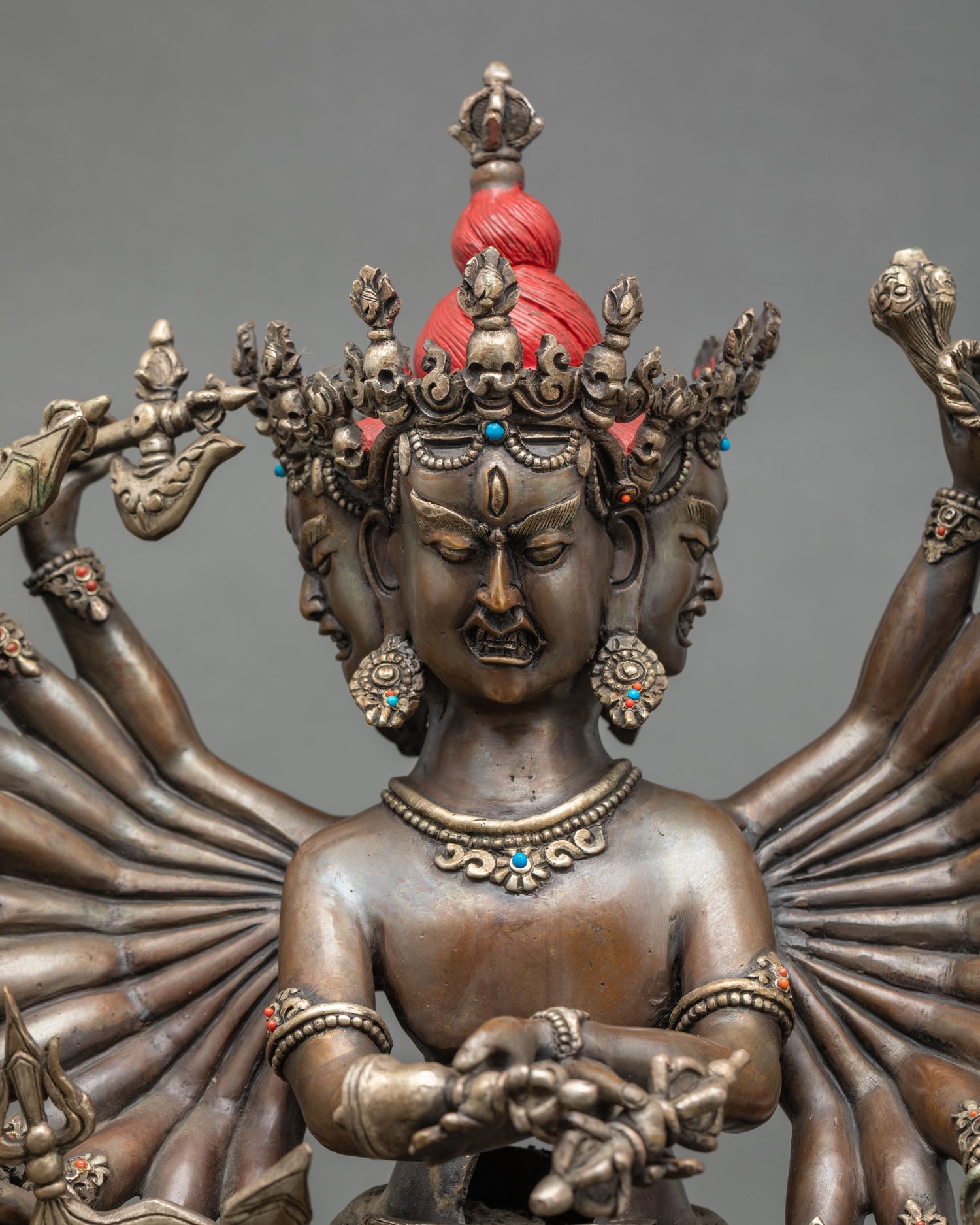 Kalachakra Statue – Handcrafted Buddhist Art from Nepal