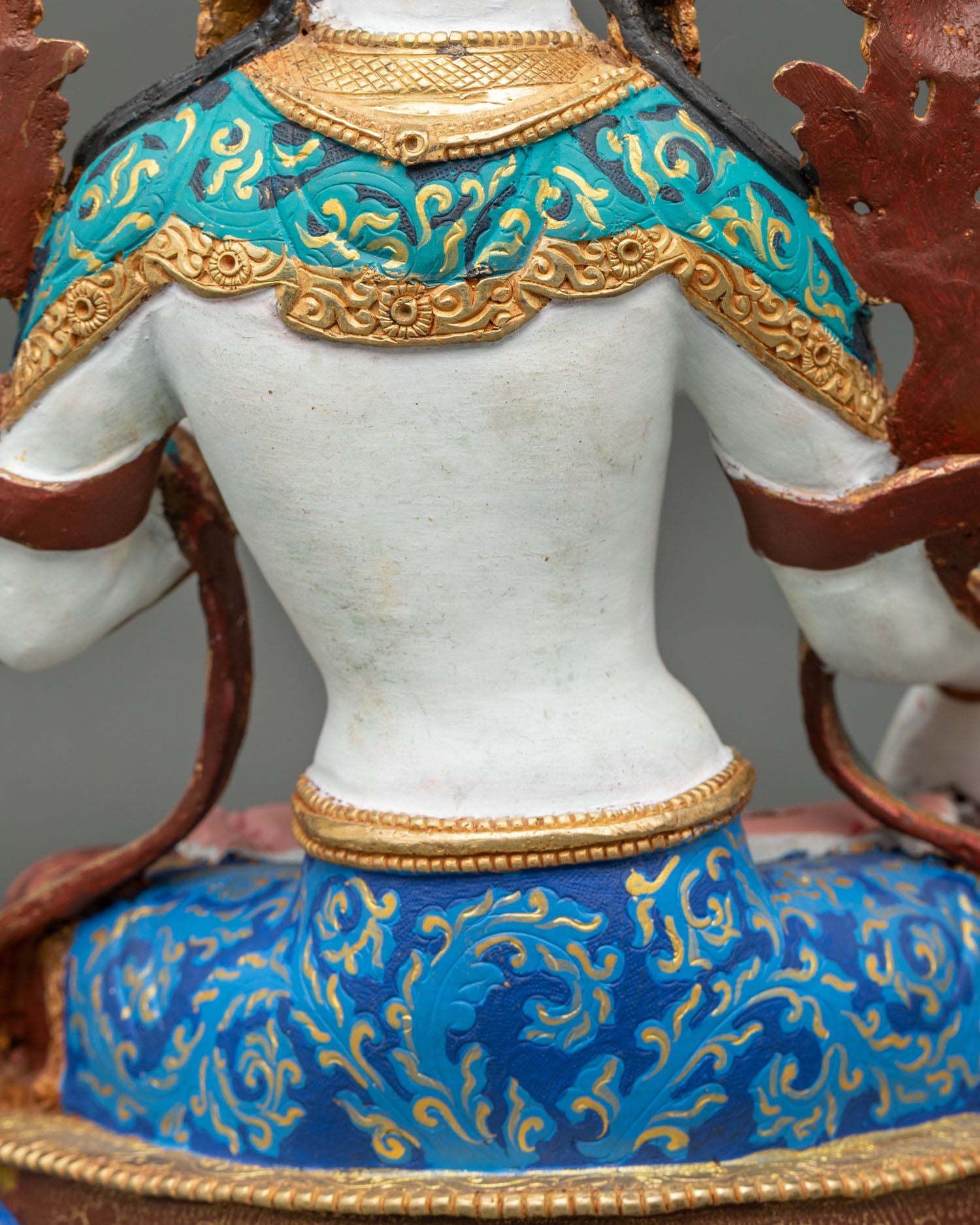 White Tara Statue | Handmade Buddhist Altar Figurine
