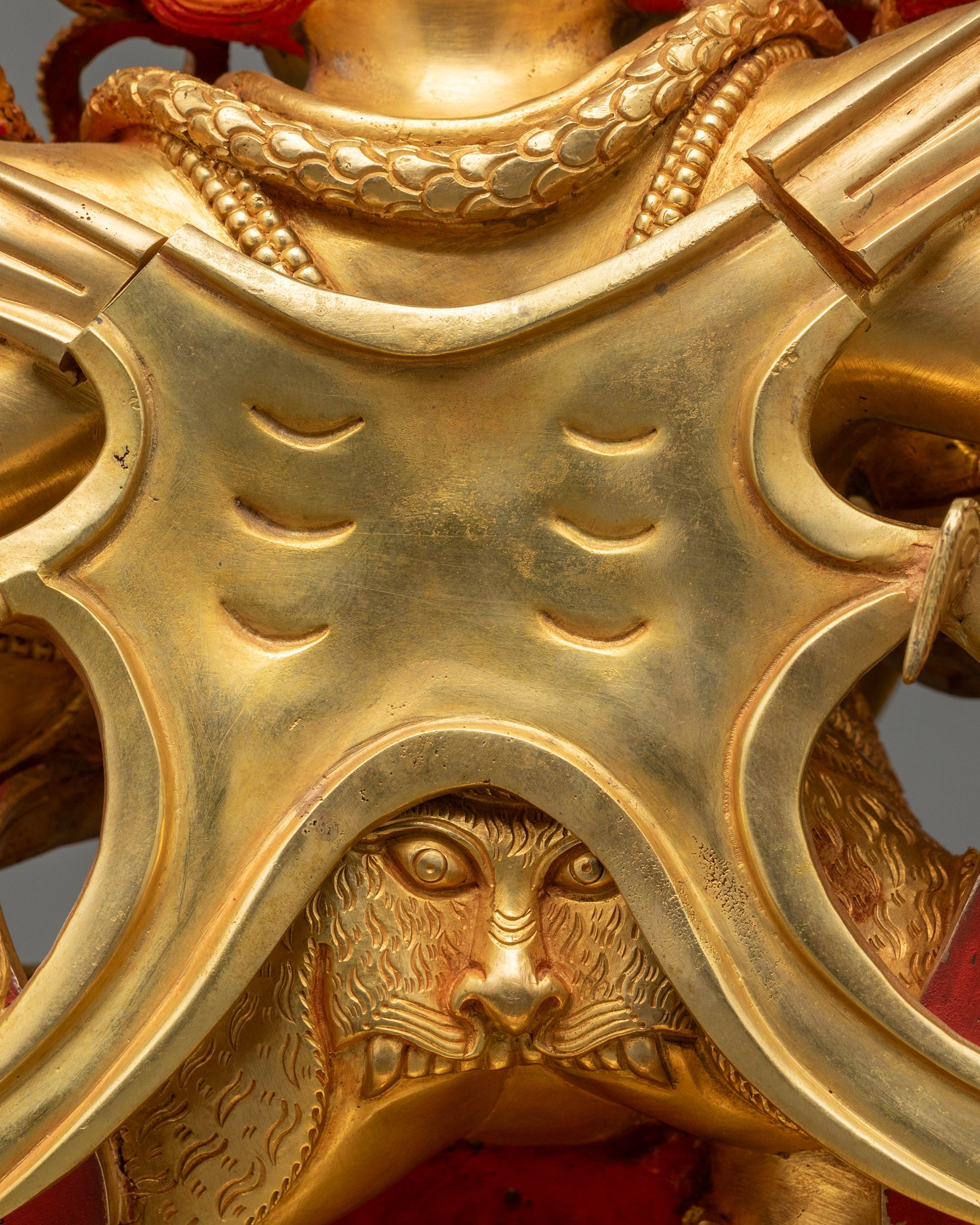 Six-Armed Mahakala Statue | Fierce Buddhist Protector Mahakala Sculpture