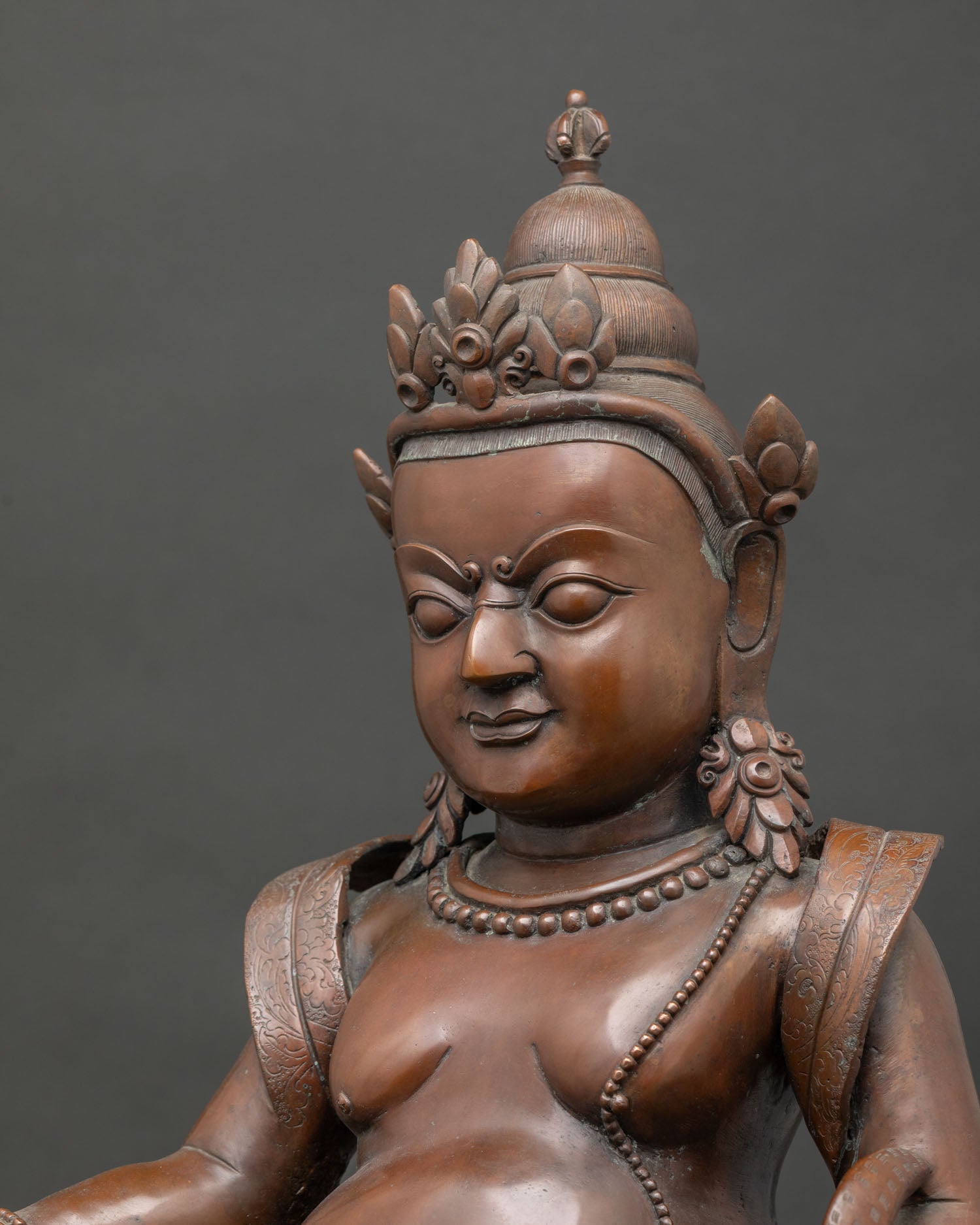 Oxidized Dzambhala Statue for Sale – Invoke Wealth & Prosperity