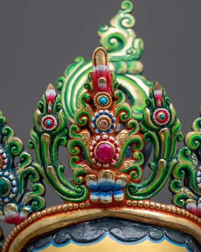 Divine Green Tara Statue | Hand-Carved Buddhist Goddess of Liberation