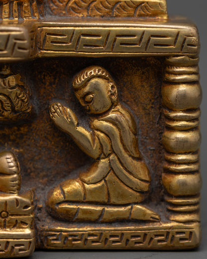 Seated Shakyamuni Buddha – Copper Altar and Meditation Statue