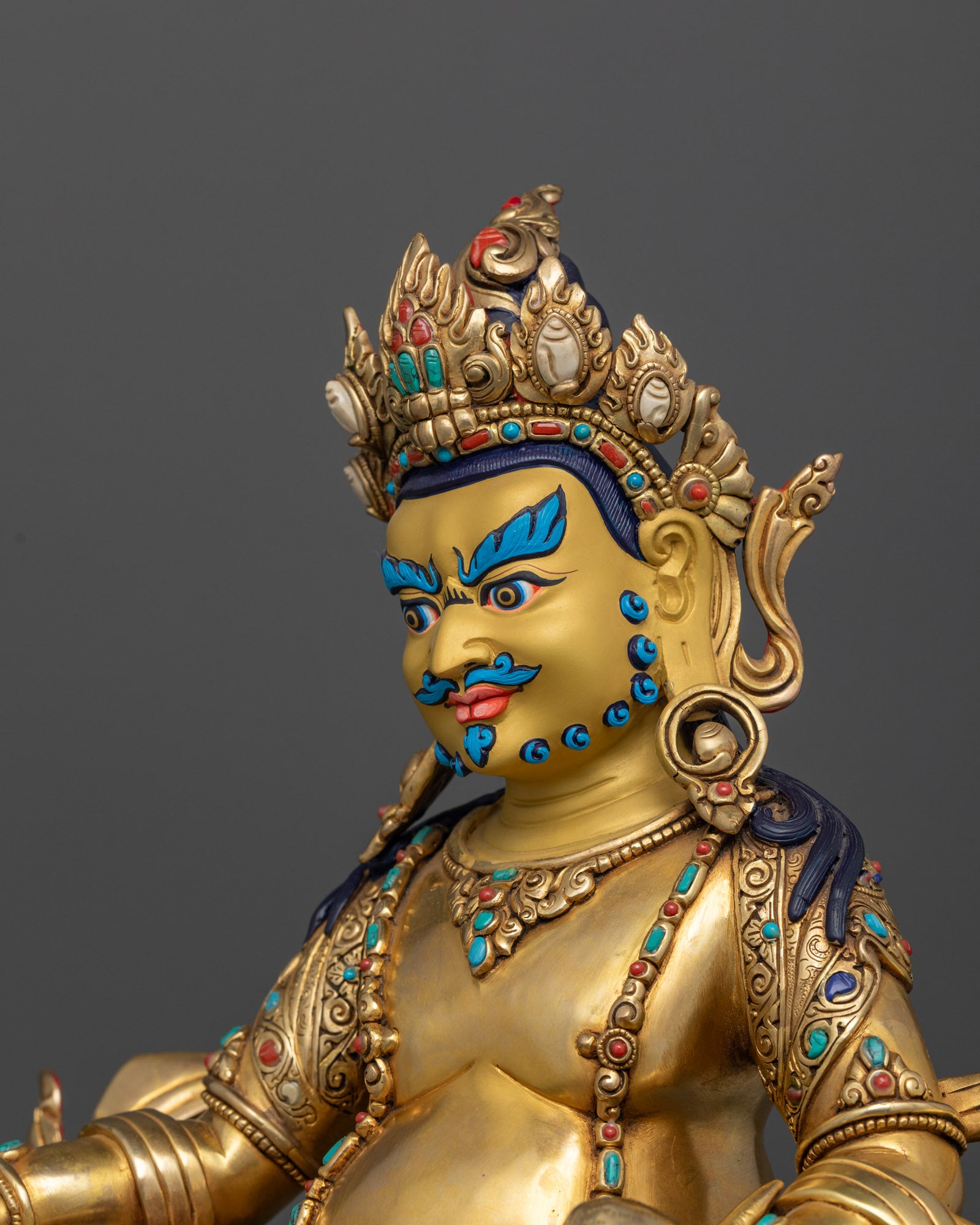 Wealth Deity Dzambhala Statue: For Prosperity & Spiritual Abundance