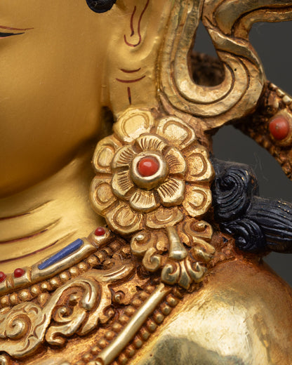 Green Tara Statue | Traditional Tibetan Buddhist Artwork
