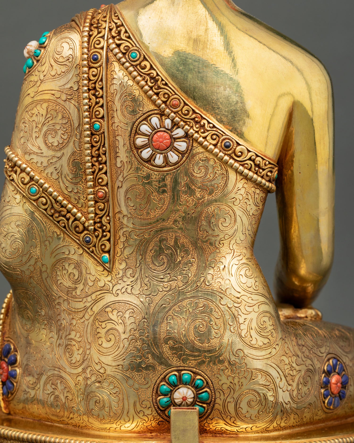 Buddha Shakyamuni Statue | Buddhist Meditation Art from Nepal