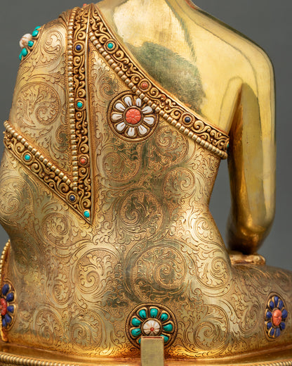 Buddha Shakyamuni Statue | Buddhist Meditation Art from Nepal
