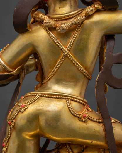 Rare Dorje Phagmo Statue | Collector-Grade Sculpture from Nepal