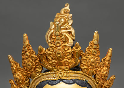 Blessed Green Tara | 24K Gold Gilded Buddhist Statue