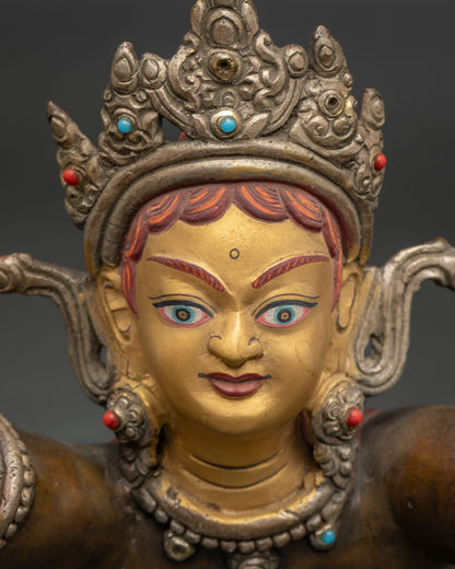 14-armed Mahakala Yab-Yum Statue | Tantric Manifestation of Mahakala