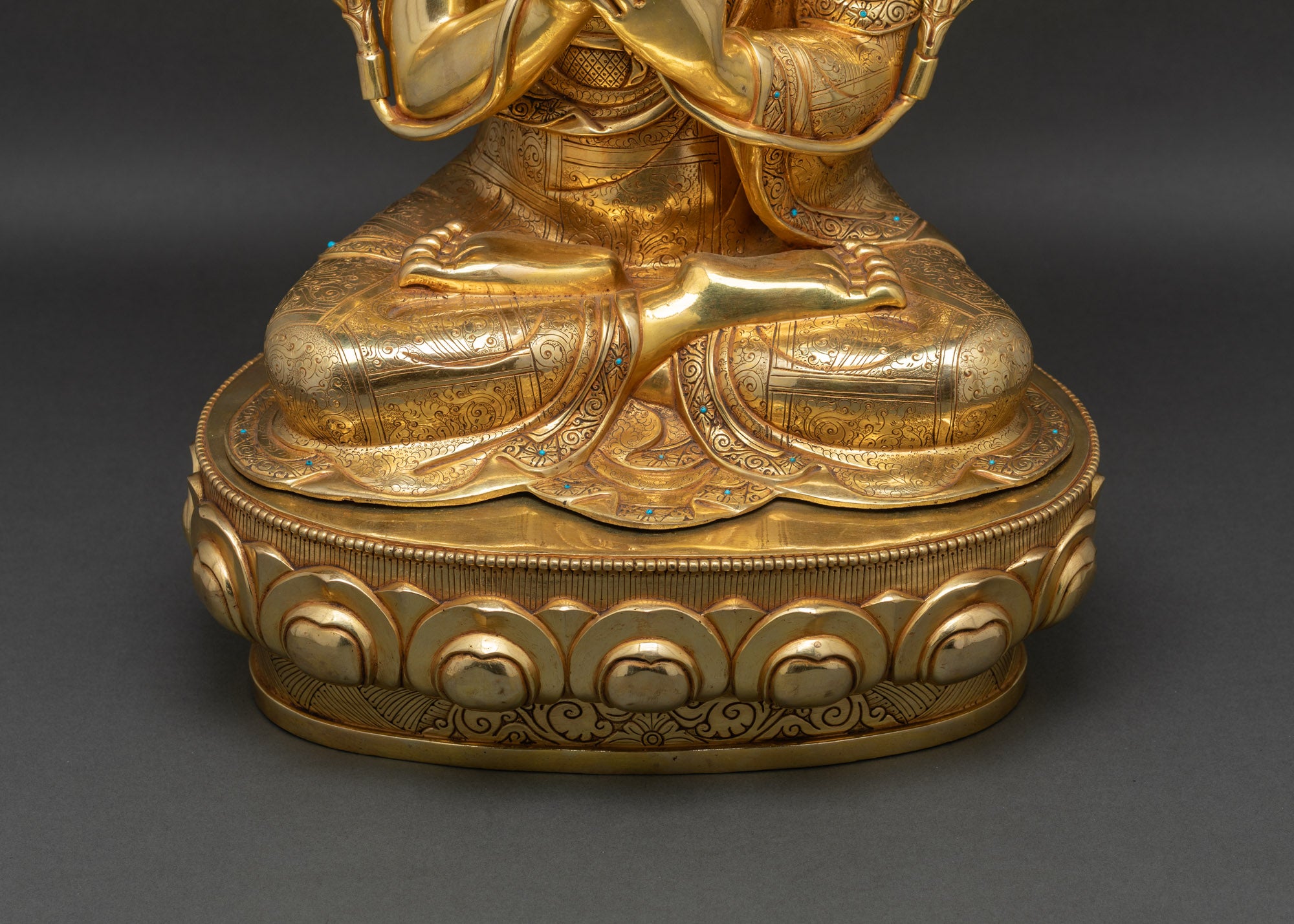 Buddhist Tsongkhapa Set | Handcrafted Trio Set of Buddhist Masters