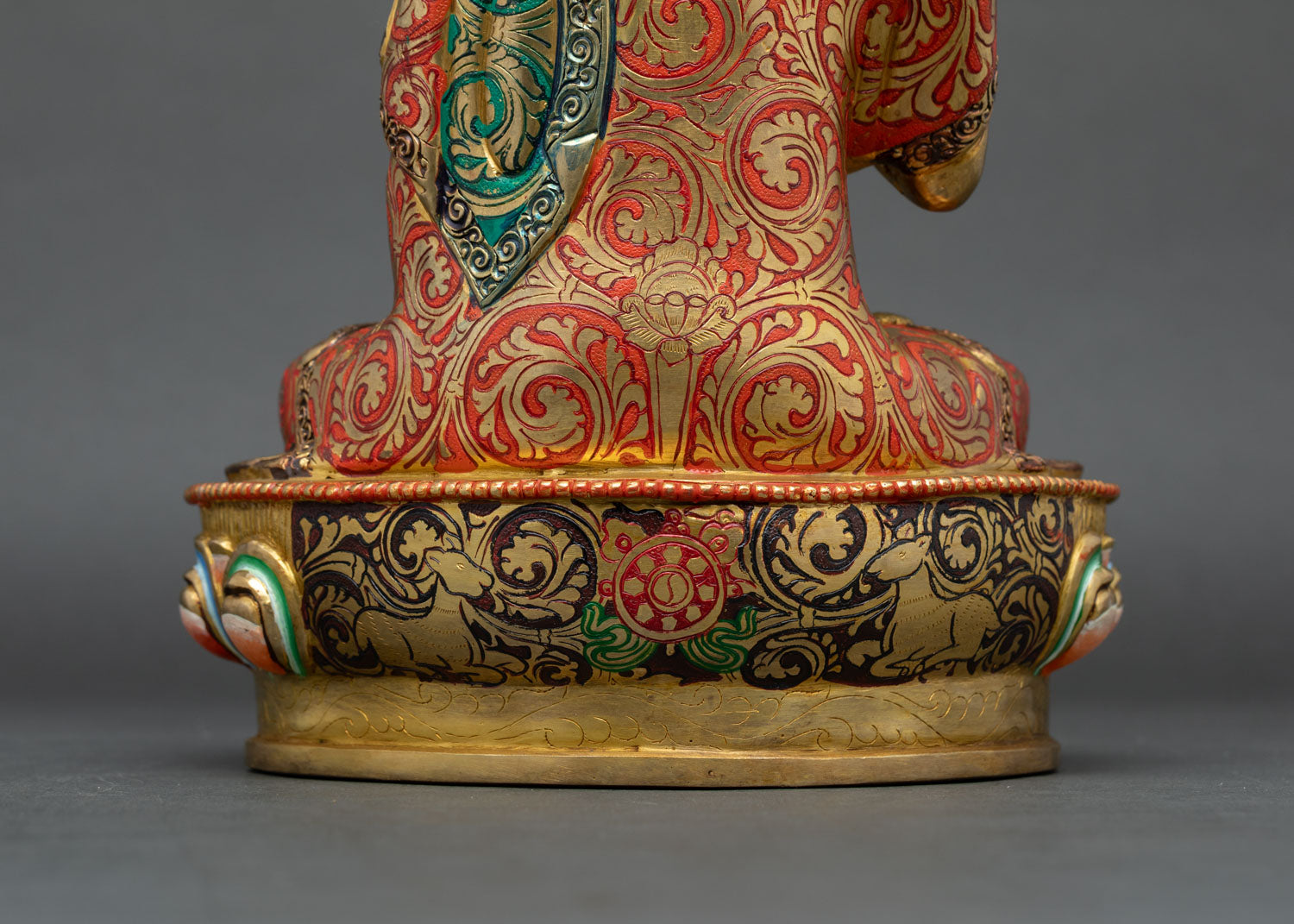 Lama Tsongkhapa Statue Set – Authentic Tibetan Art