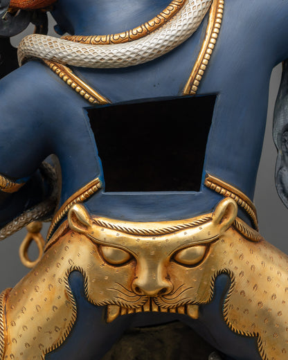 Wrathful Vajrapani Statue | Fierce Buddhist Guardian of the Dharma