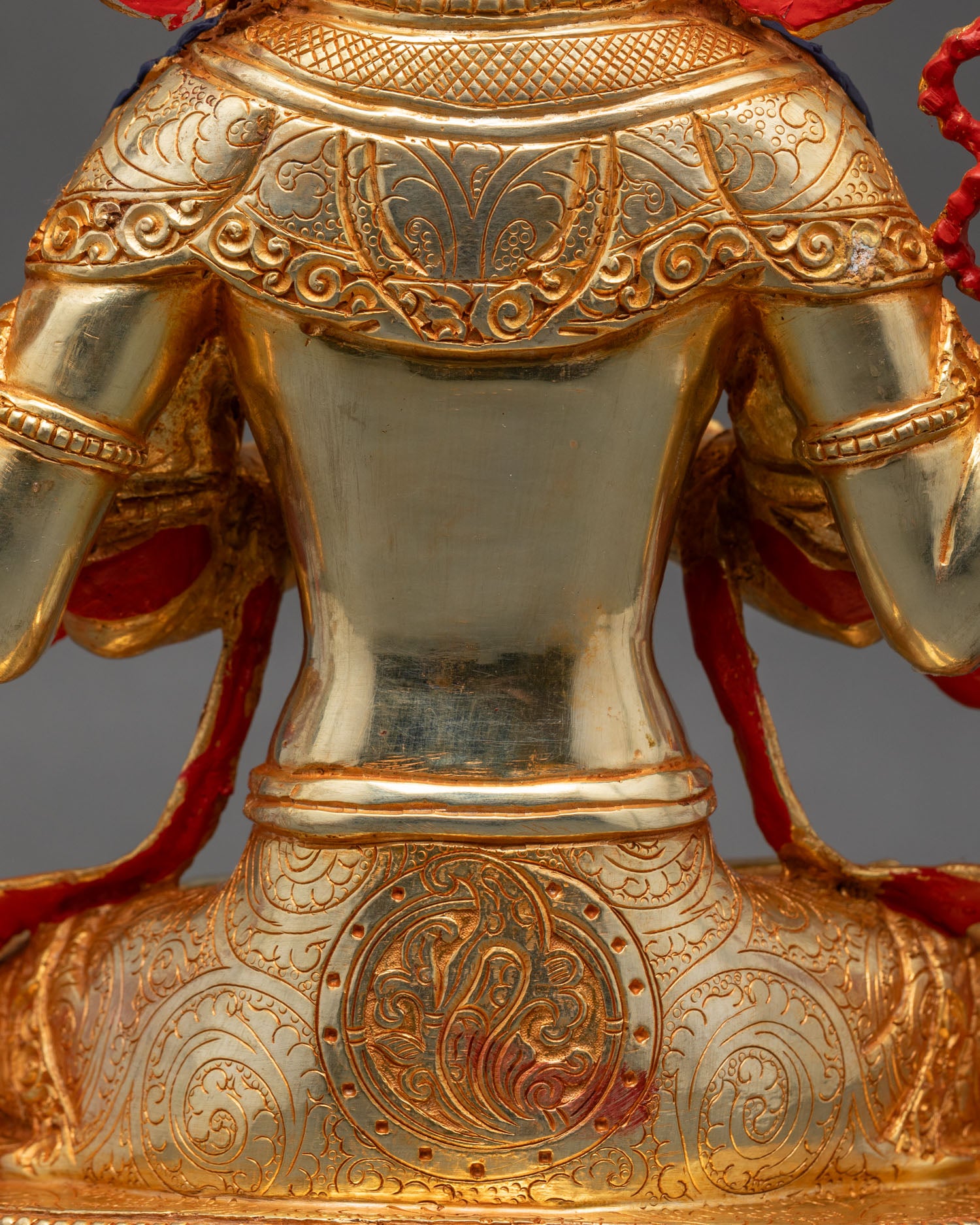 Four-Armed Chenrezig Statue - Handcrafted in Nepal