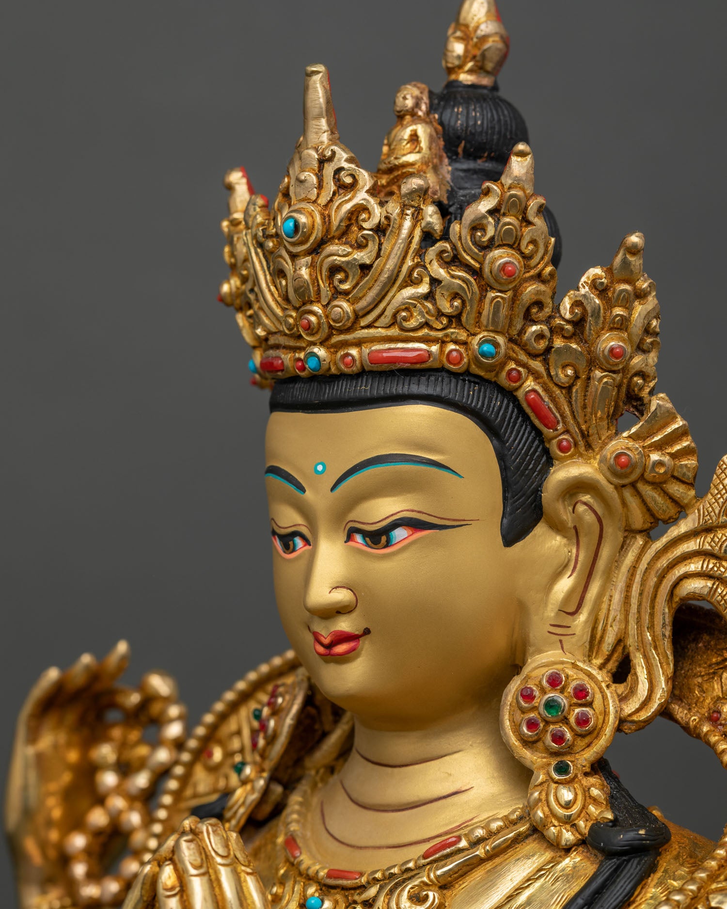 Chenrezig Statue | Handcrafted Tibetan Artwork