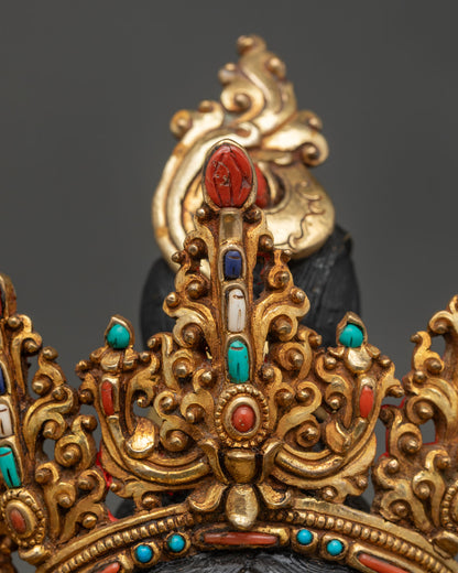 Green Tara Buddhist Statue | Traditional Newari Craftsmanship