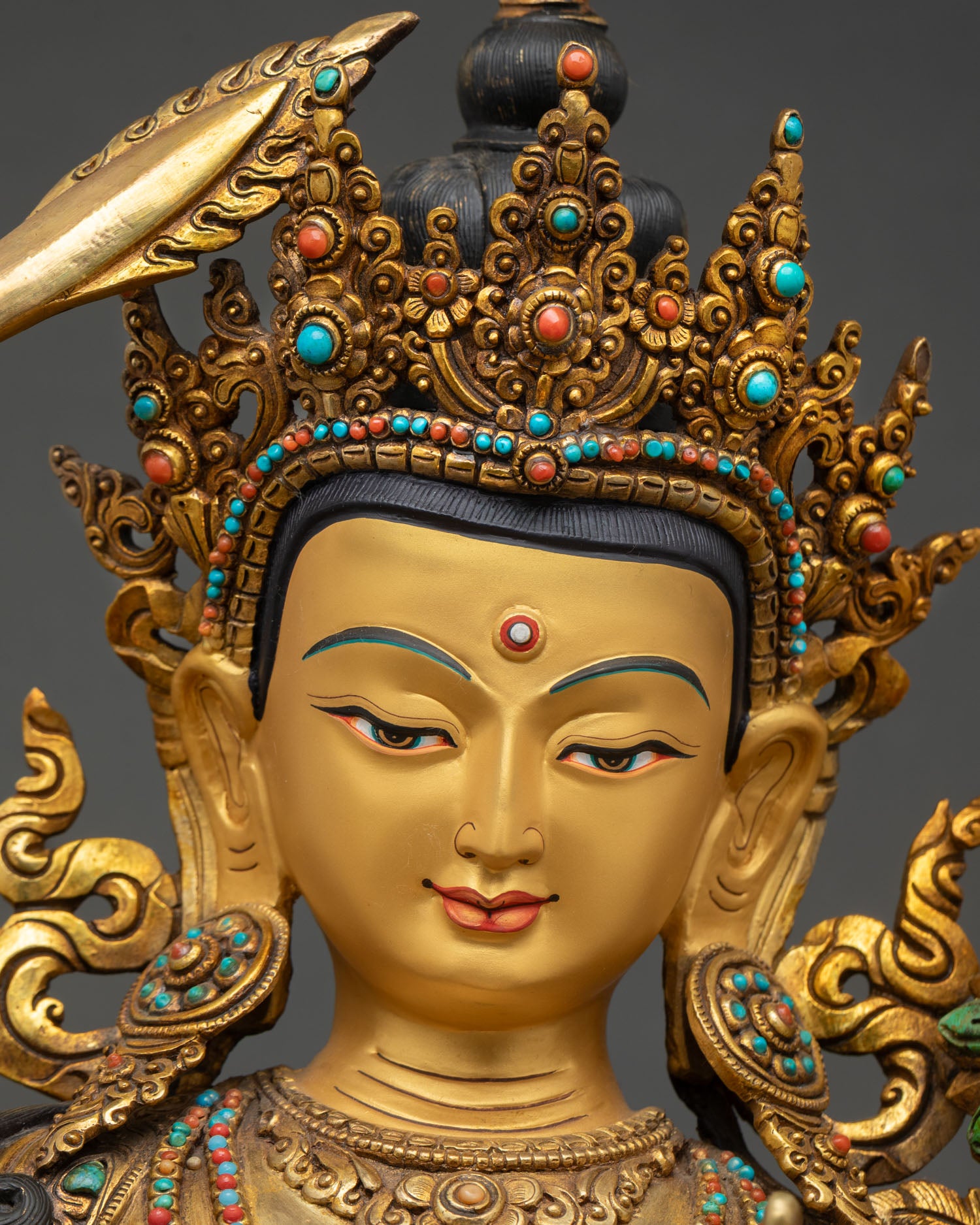 Manjushree Bodhisattva | Traditional Nepalese Buddhist Sculpture