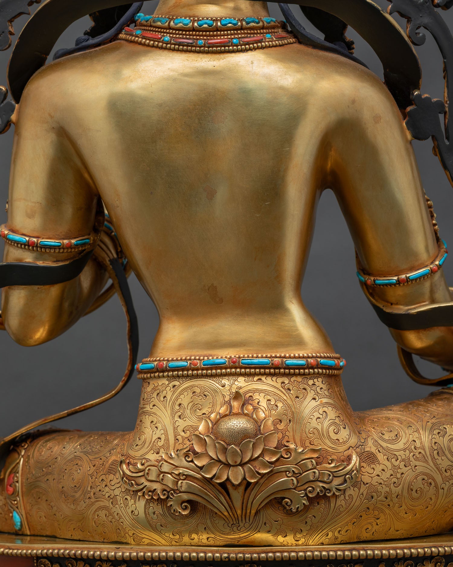 Beautiful Green Tara Statue from Nepal | Regal Goddess of Compassion
