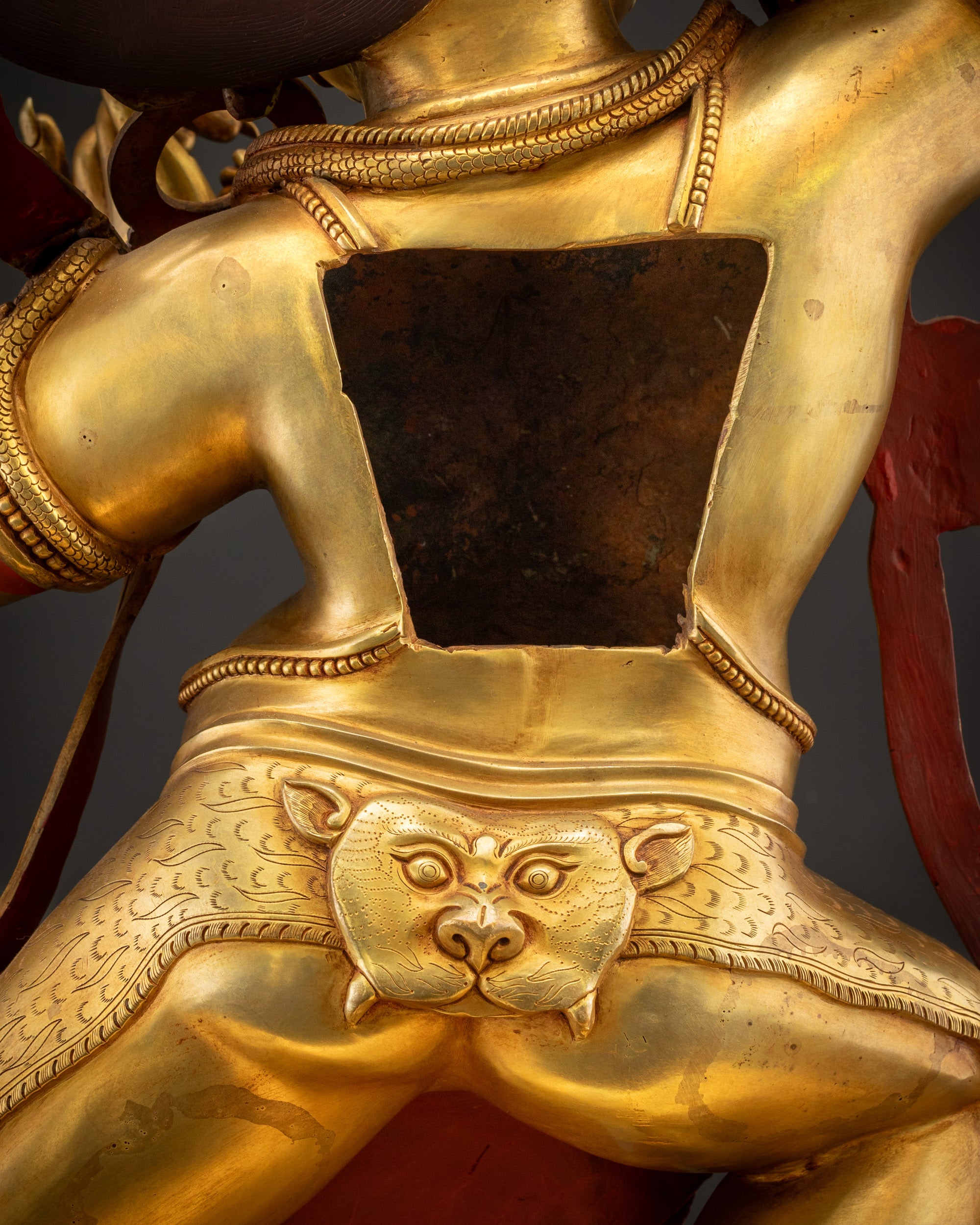 36" Masterpiece Chana Dorje Vajrapani Statue | Tibetan Guardian Artwork