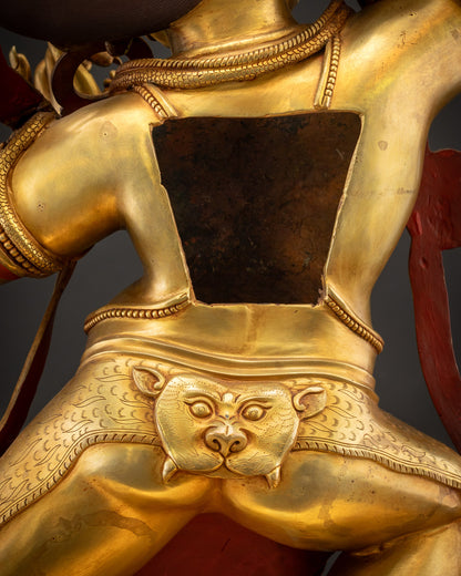 36" Masterpiece Chana Dorje Vajrapani Statue | Tibetan Guardian Artwork
