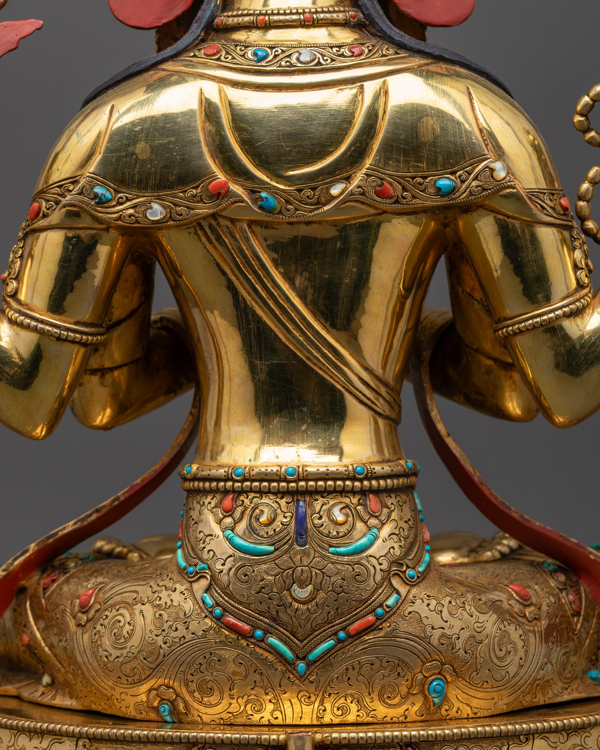 Sacred Four-Armed Chenrezig Statue | Deity of Infinite Compassion