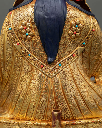Guru Rinpoche Statue | Vajrayana Buddhist Art from Nepal