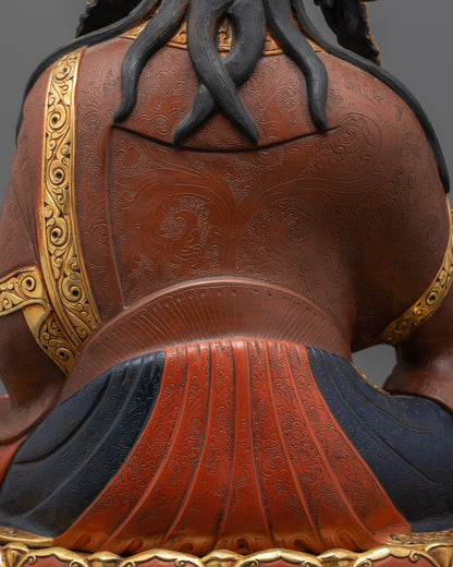 Masterpiece Guru Padmasambhava Sculpture | Spiritual Practice & Altar