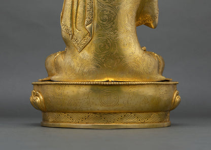Je Tsongkhapa & Disciples Statue Set | Handcrafted Buddhist Art