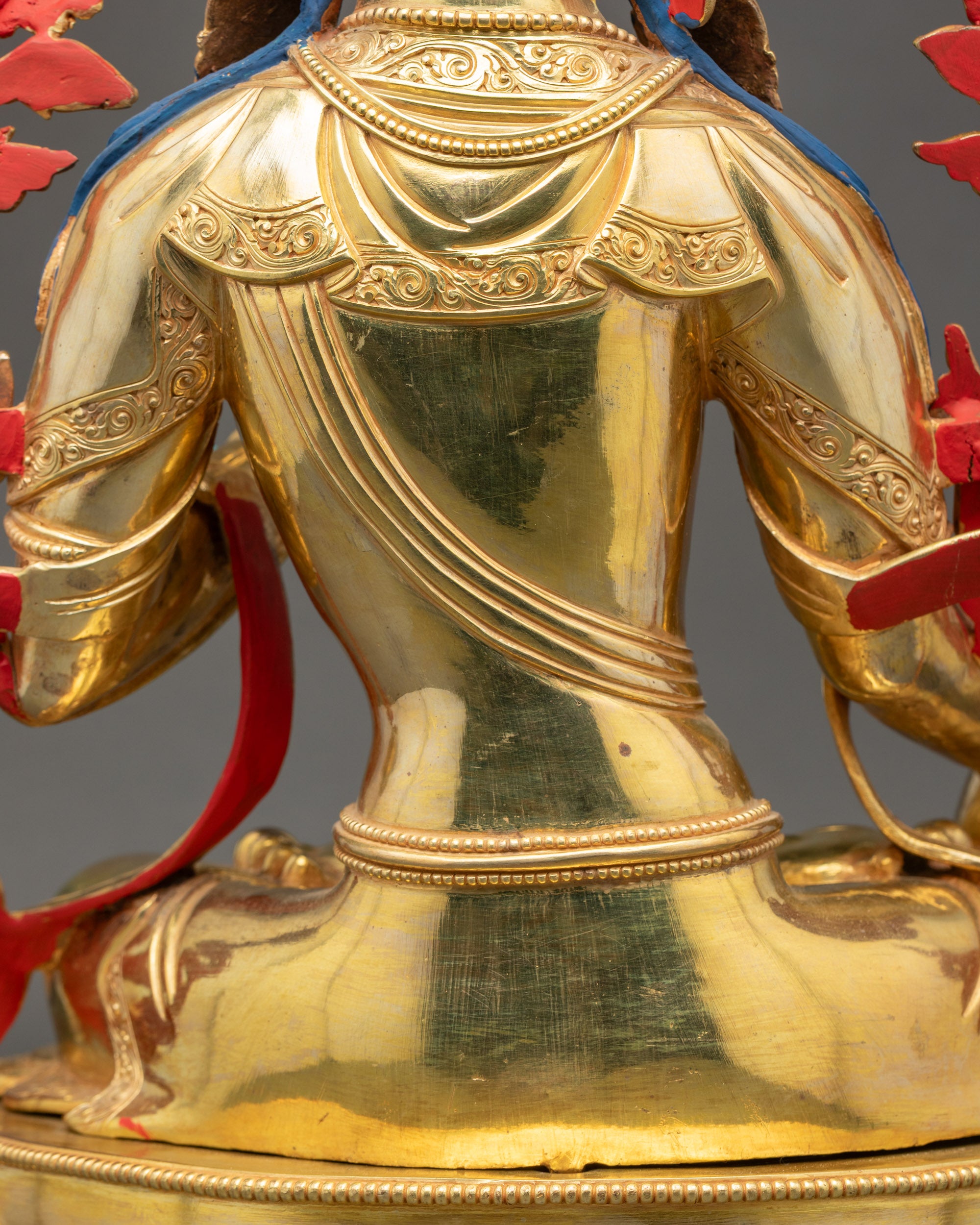 Healing White Tara Altar Statue | Sacred Nepalese Goddess Figurine