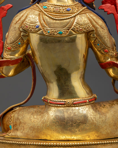 Divine Green Tara Statue | Authentic Sculpture for Spiritual Practices