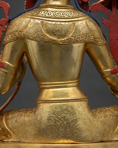 Goddess Green Tara Sculpture | Handicrafted Buddhist Statues