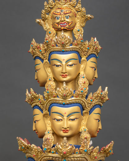 Thousand-Armed Avalokiteshvara Statue | The Compassionate Bodhisattva