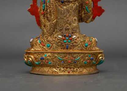 Tsongkhapa and Two Disciples Set – Luminous Wisdom Handmade Statue