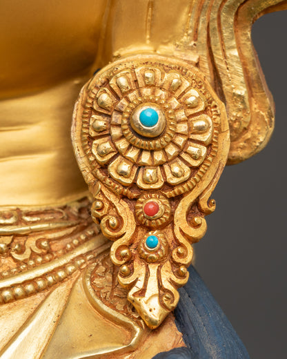 Handcrafted Green Tara Statue | Spiritual Art for Devotion & Home