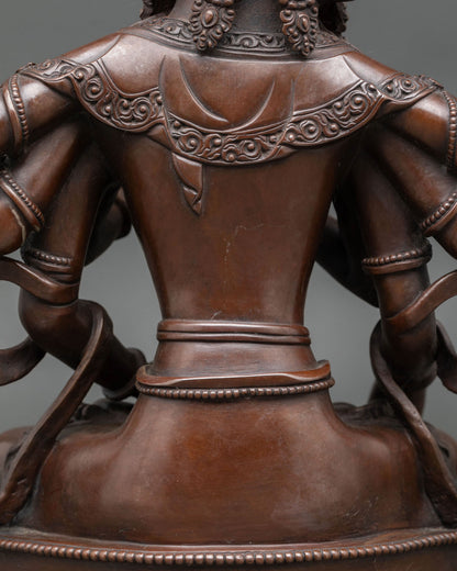Three Long Life Deities Sculpture – Traditional Himalayan Art Set