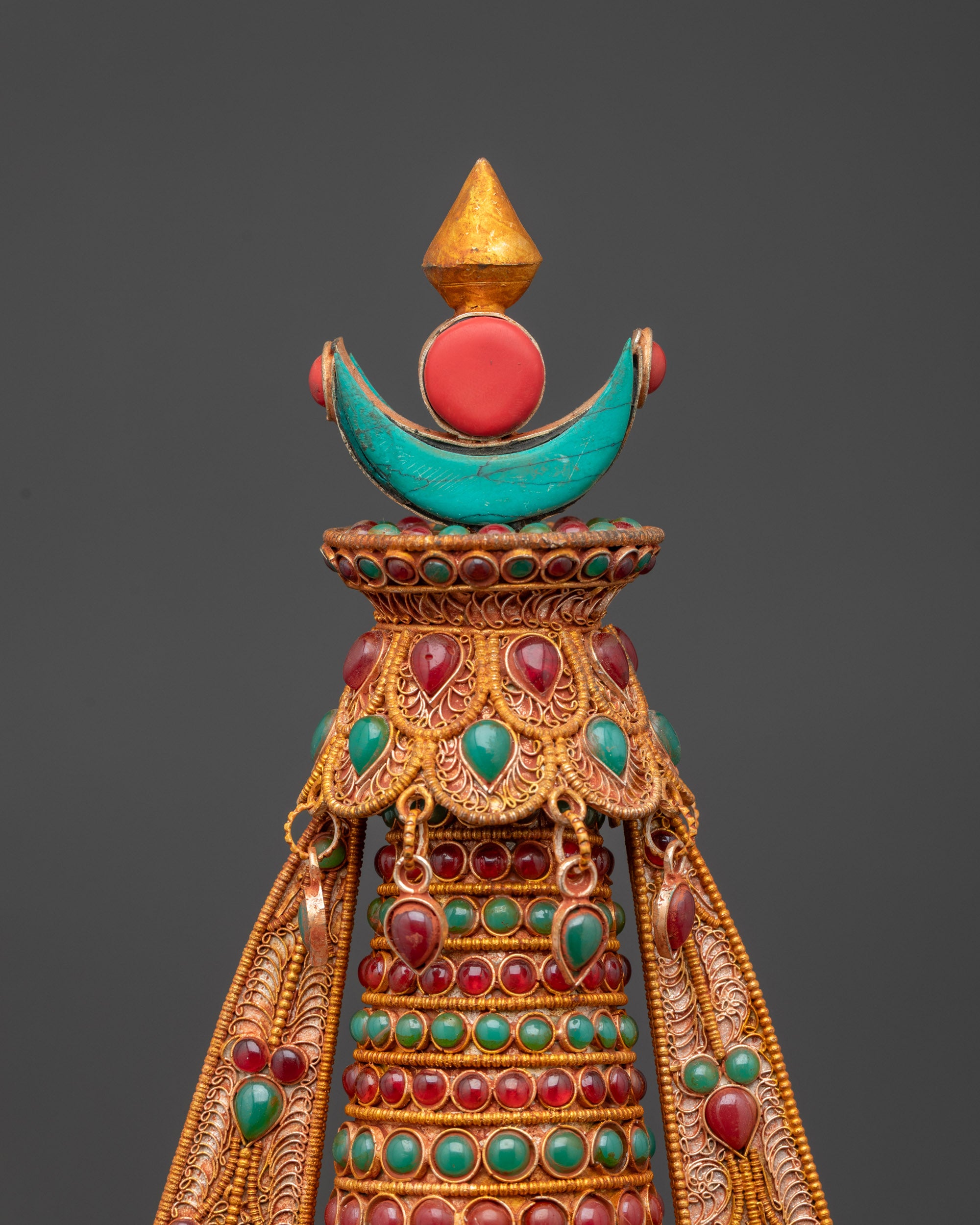 Buy Buddhist Ritual Stupa | Handcrafted Tibetan Shrine Ornament Nepal