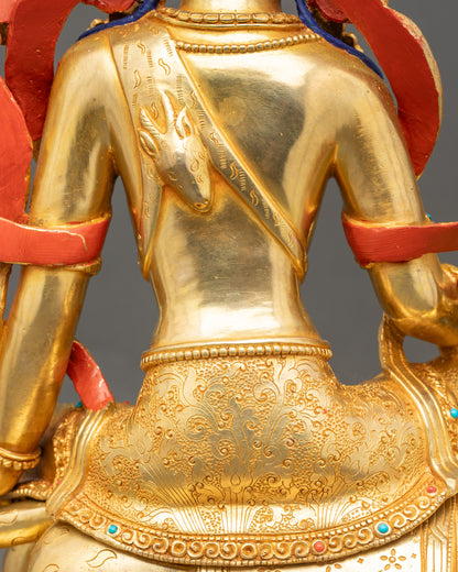 Premium Simhada Chenrezig Statue | Traditional Nepalese Craft from Nepal