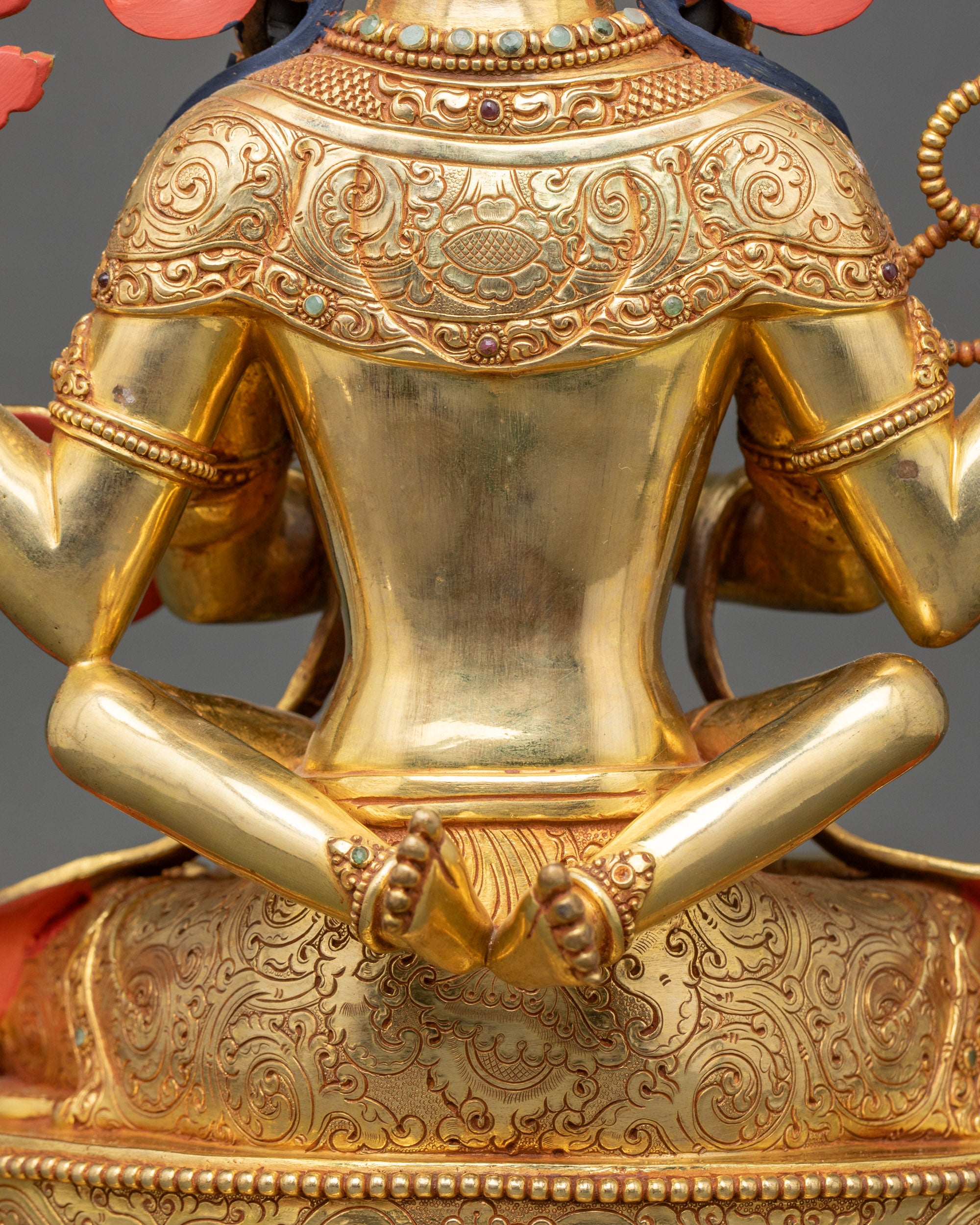 Chenrezig with Consort Statue | Representation of Compassion and Union