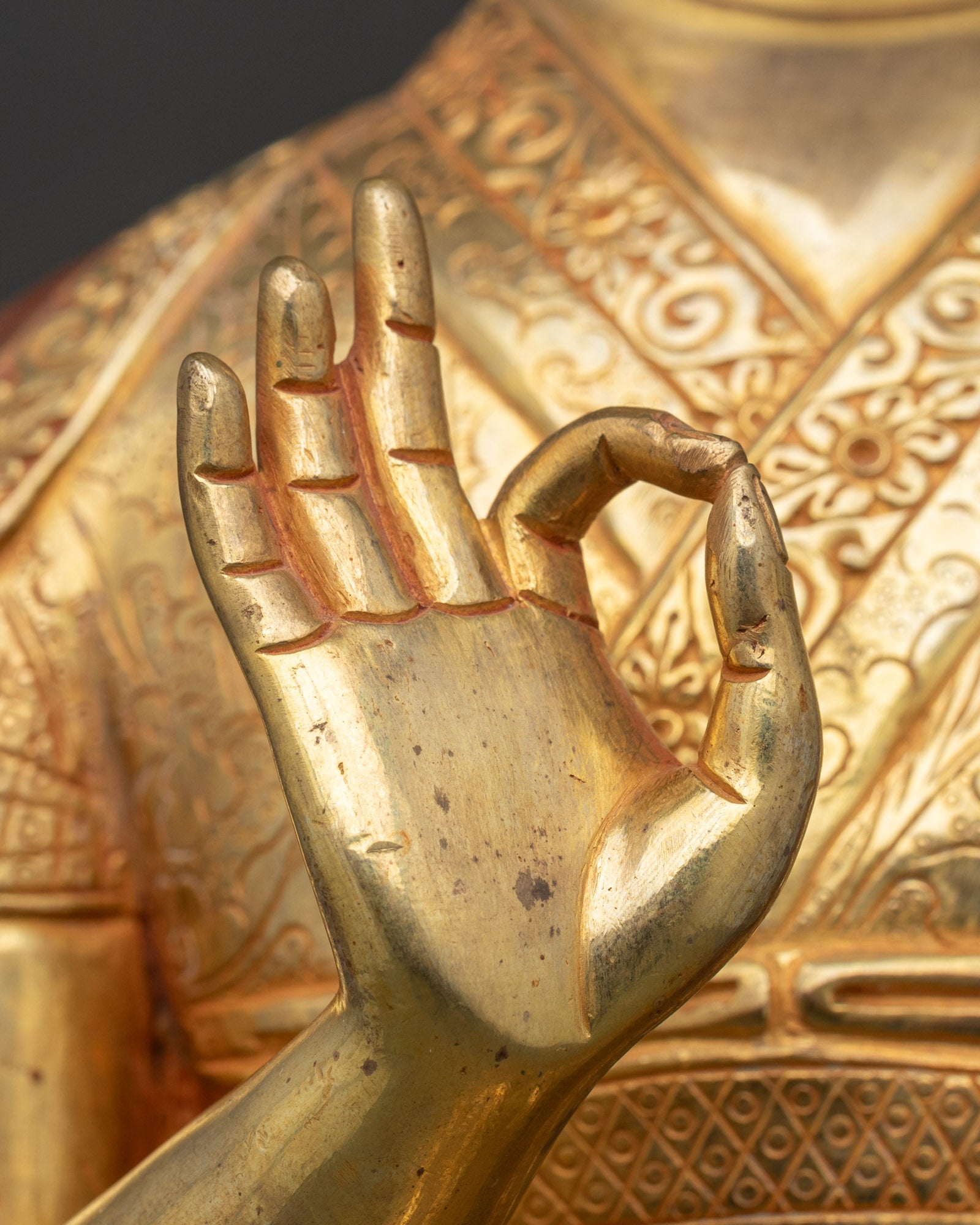 Je Tsongkhapa Statue Set | Gelug Founder Buddhist Figure
